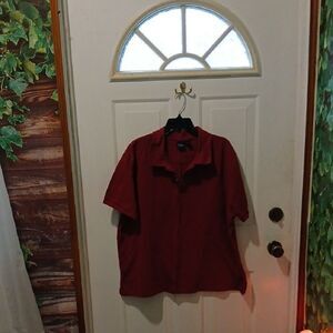 Basic Edition Red Short Sleeve Shirt